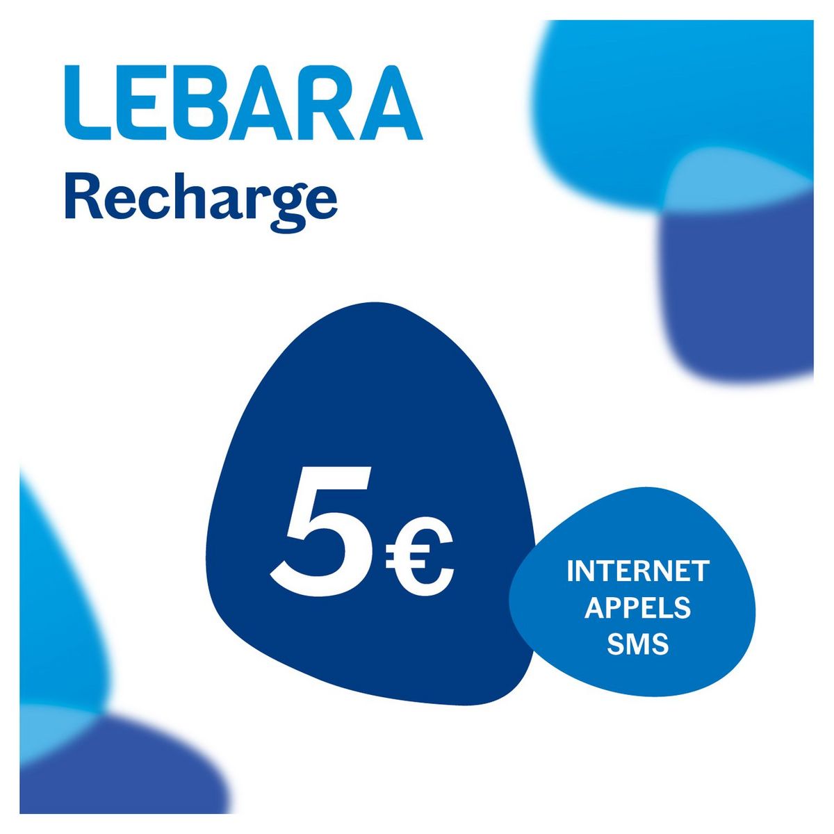 LEBARA Carte SIM Prépayée Sans Abonnement