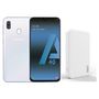 Voir la diapositive 1 : SAMSUNG Smartphone GALAXY A40  64 Go 5.9 pouces 4G Blanc + Batterie de secours UrbanFactory Blanc