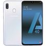 Voir la diapositive 2 : SAMSUNG Smartphone GALAXY A40  64 Go 5.9 pouces 4G Blanc + Batterie de secours UrbanFactory Blanc