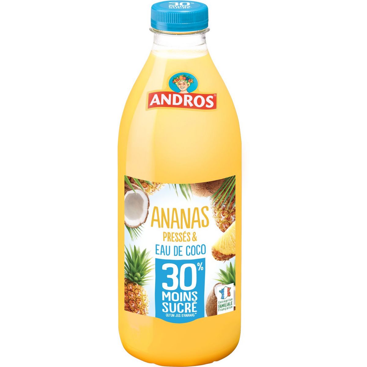 SUNNY DELIGHT Andros Jus d'ananas et eau de coco 75cl 75cl