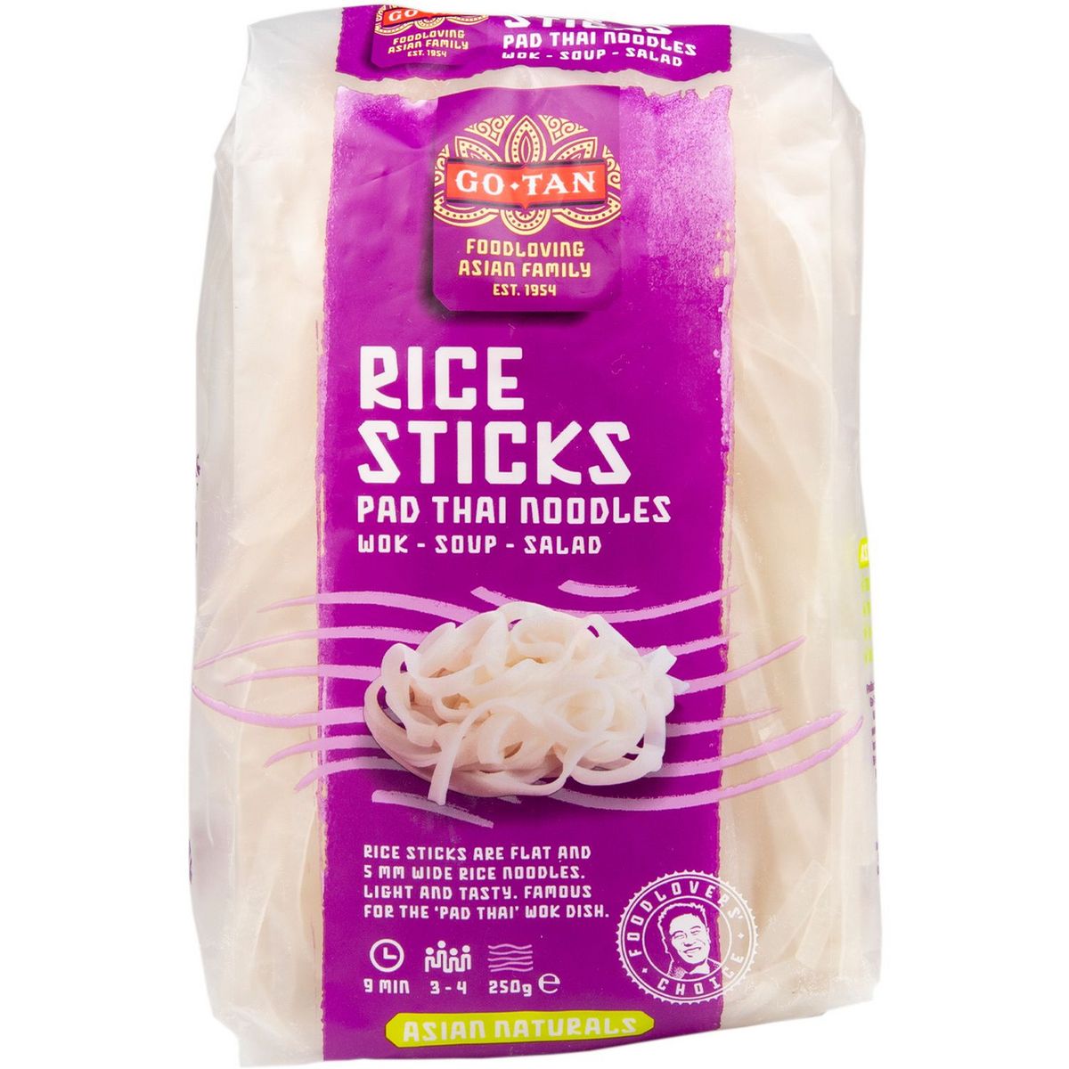 GO TAN Pad thai nouilles de riz 250g