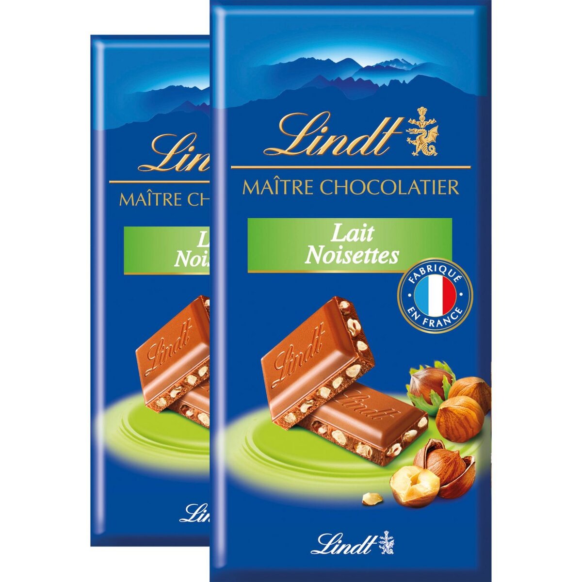 Lindt - Tablette Lait Extra Fin MAITRE CHOCOLATIER - Chocolat au Lait -  110g - Lot de 3 : : Epicerie