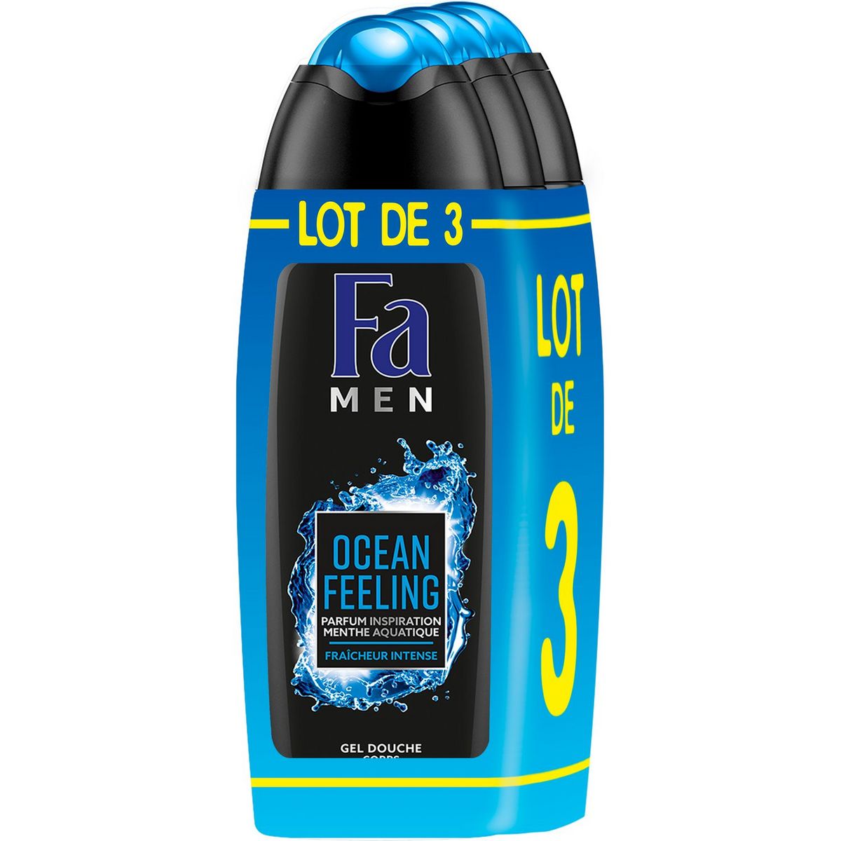 FA Ocean Feeling Gel douche fraîcheur intense 3x250ml