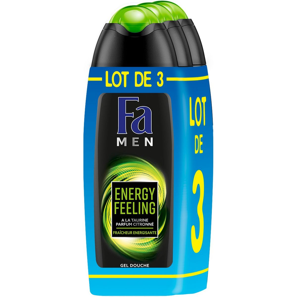 FA Fa men douche energy feeling 3x250ml