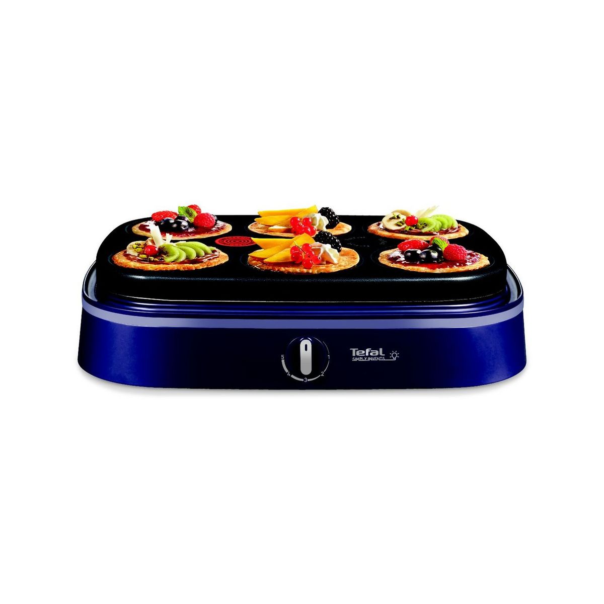 TEFAL Crêpière CREPPARTY PY604612 - Bleu
