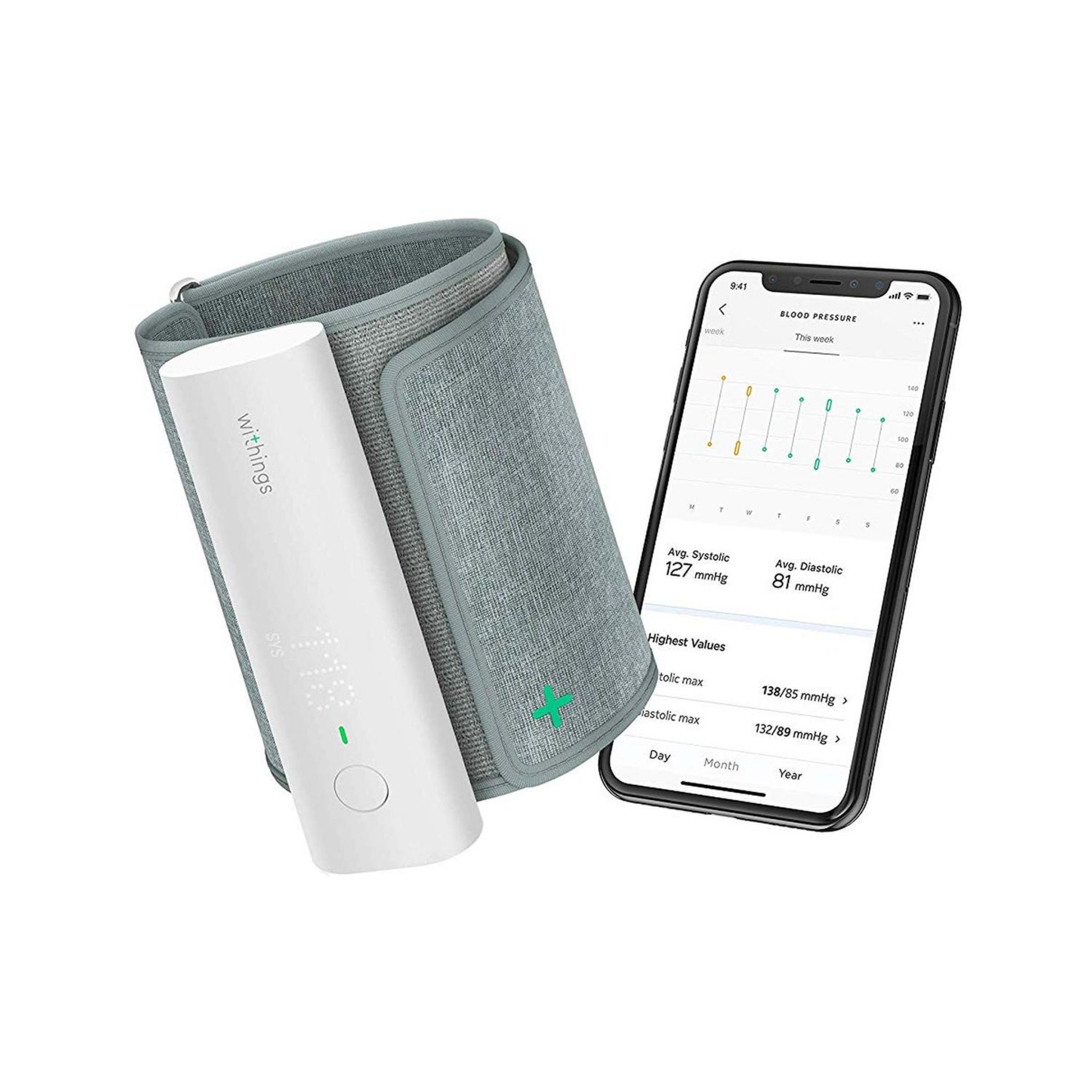 Voir la diapositive 4 : WITHINGS Tensiomètre sans fil BPM CONNECT