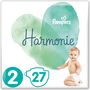 Voir la diapositive 3 : PAMPERS Harmonie couches taille 2 (4-8kg) 27 couches