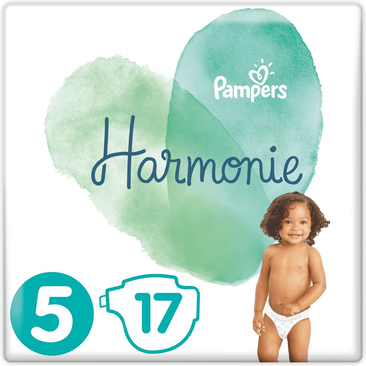 PAMPERS Harmonie couches taille 5 (+11kg) 17 couches