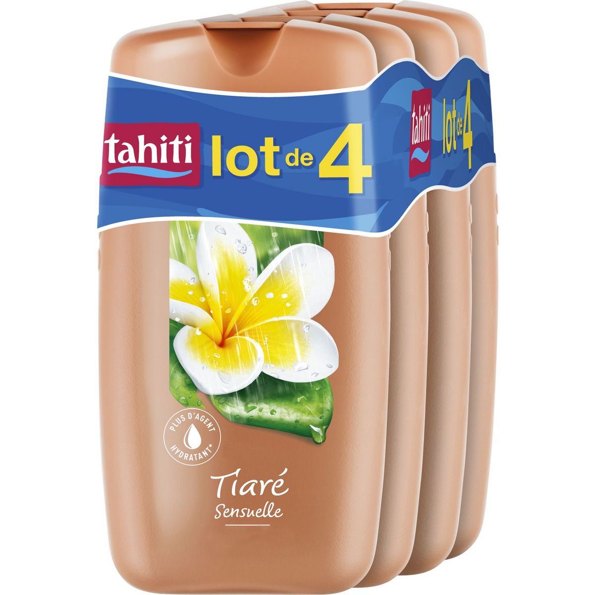 TAHITI Gel douche au tiaré 4x250ml