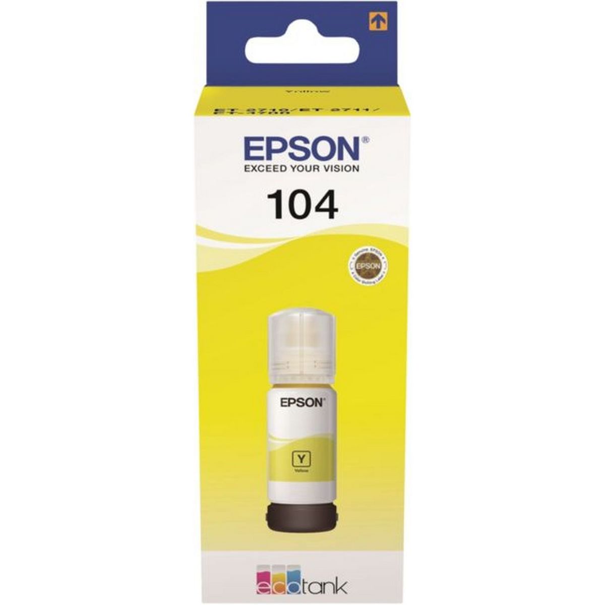 EPSON Cartouche d'encre bouteille Ecotank 104 Jaune
