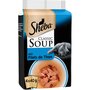SHEBA Sachets repas classic soup aux filets de thon pour chat 4x40g