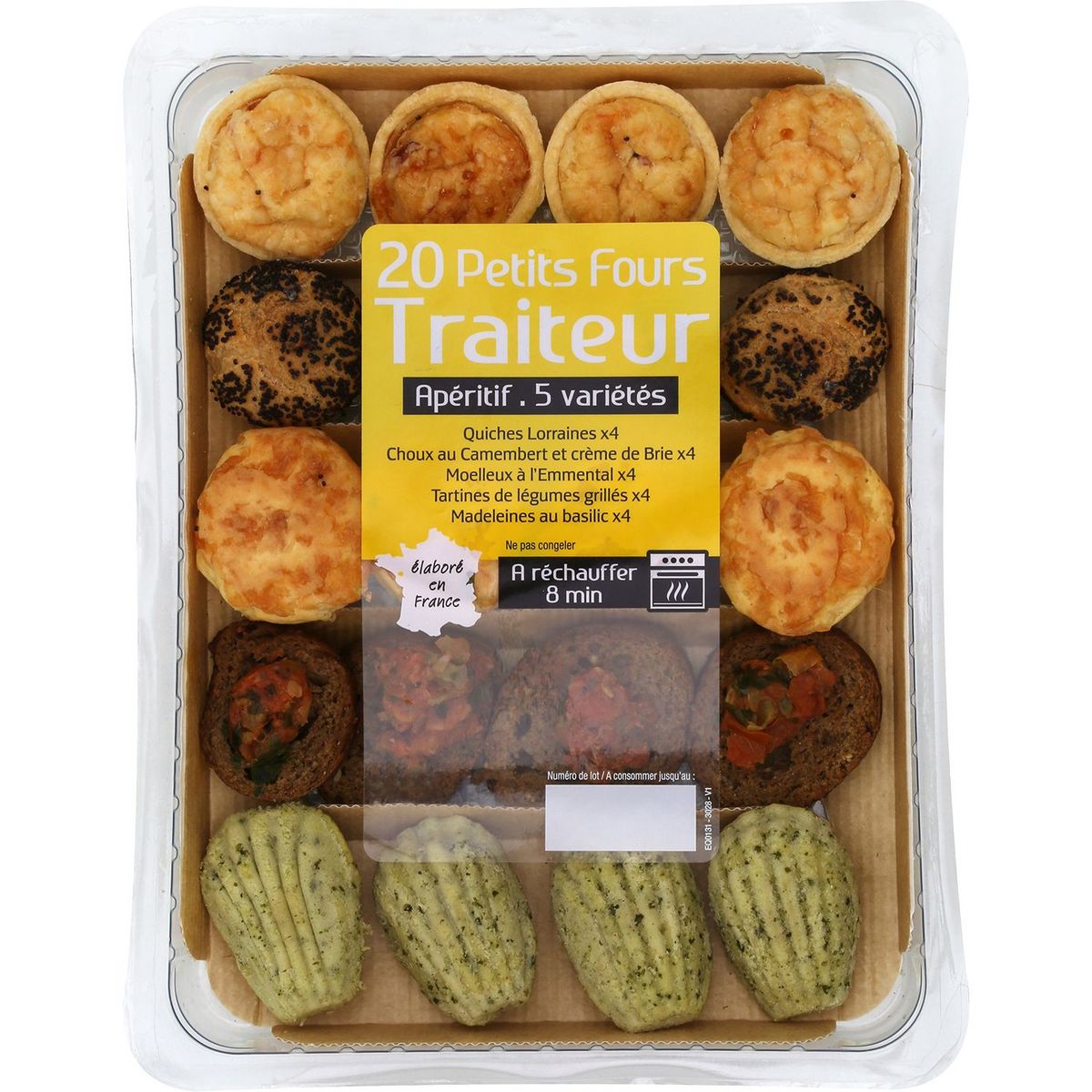 petit four traiteur x20 -180g