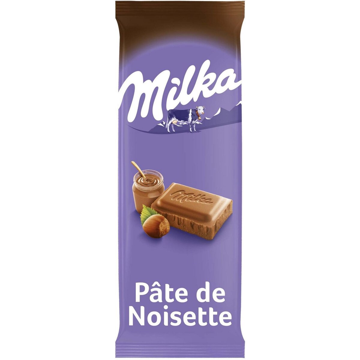MILKA Milka chocolat pâte de noisette 2x100g