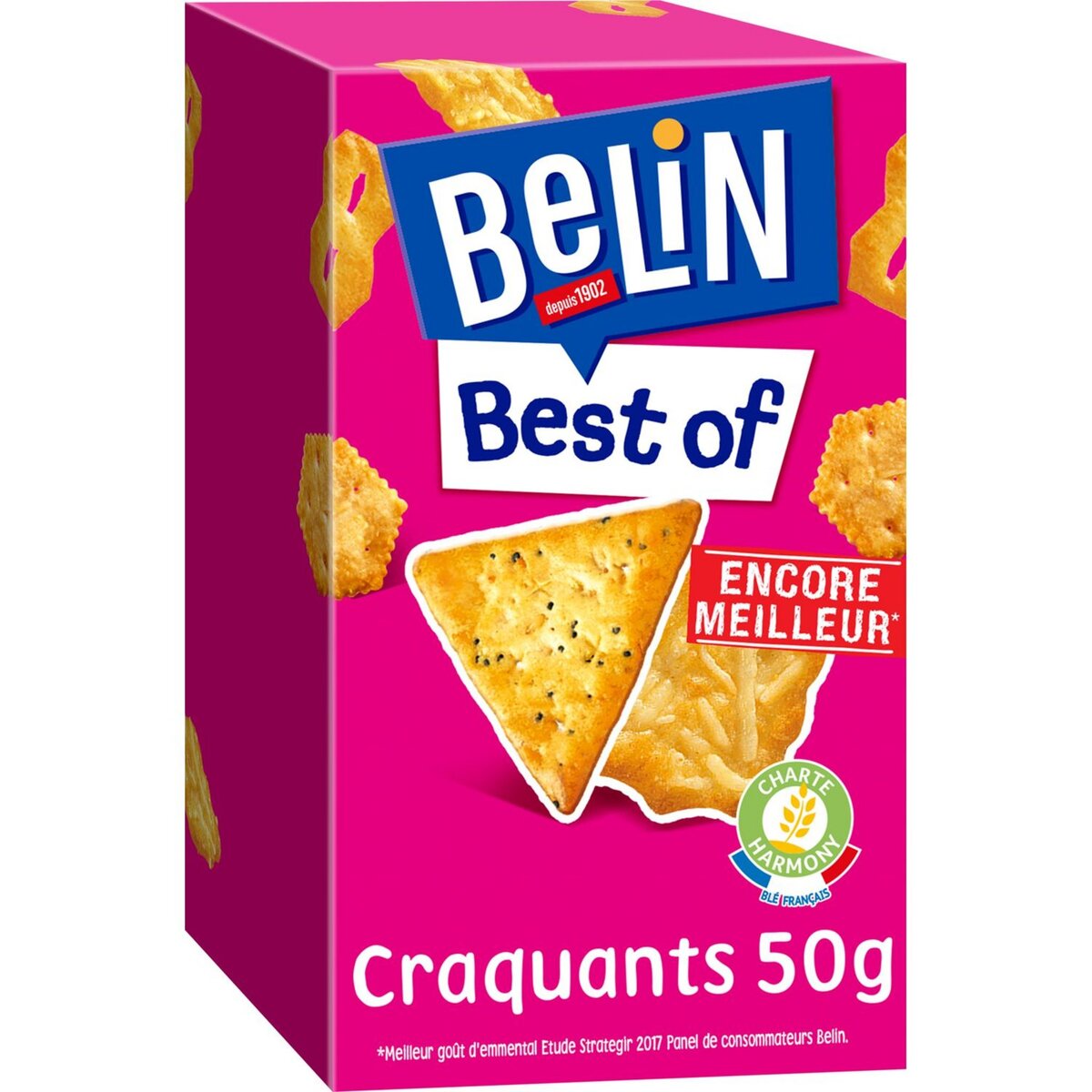 BELIN Biscuits crackers Best of Box Craquants 50g