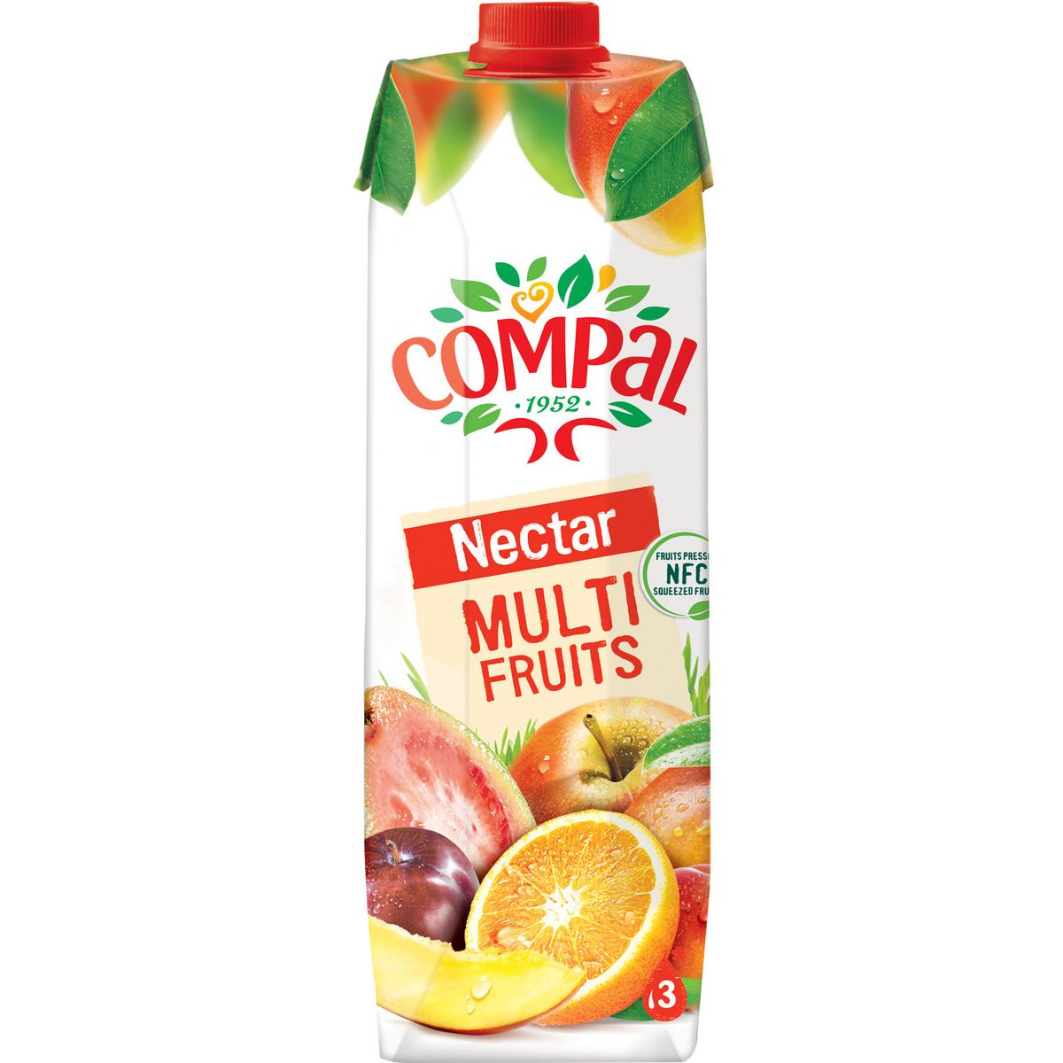 COMPAL Compal multi fruits brique 1l