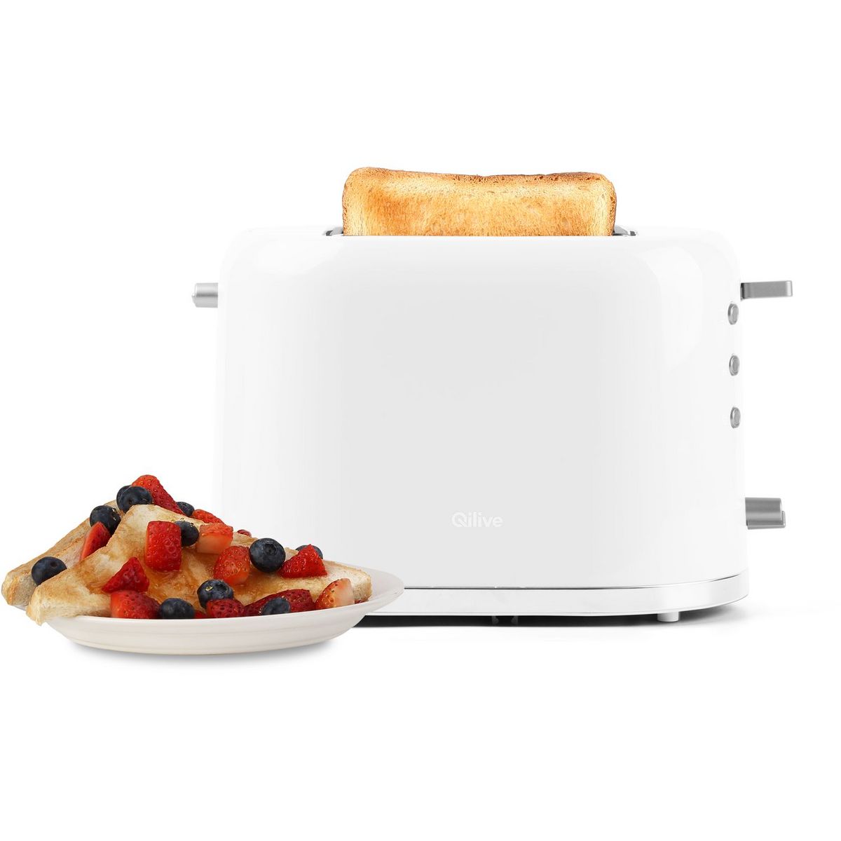 QILIVE Grille pain 150971 - Blanc