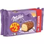 MILKA Tender roll génoises nappés de chocolat sachets fraîcheur Lot de 2 2x4 gâteaux 2x148g