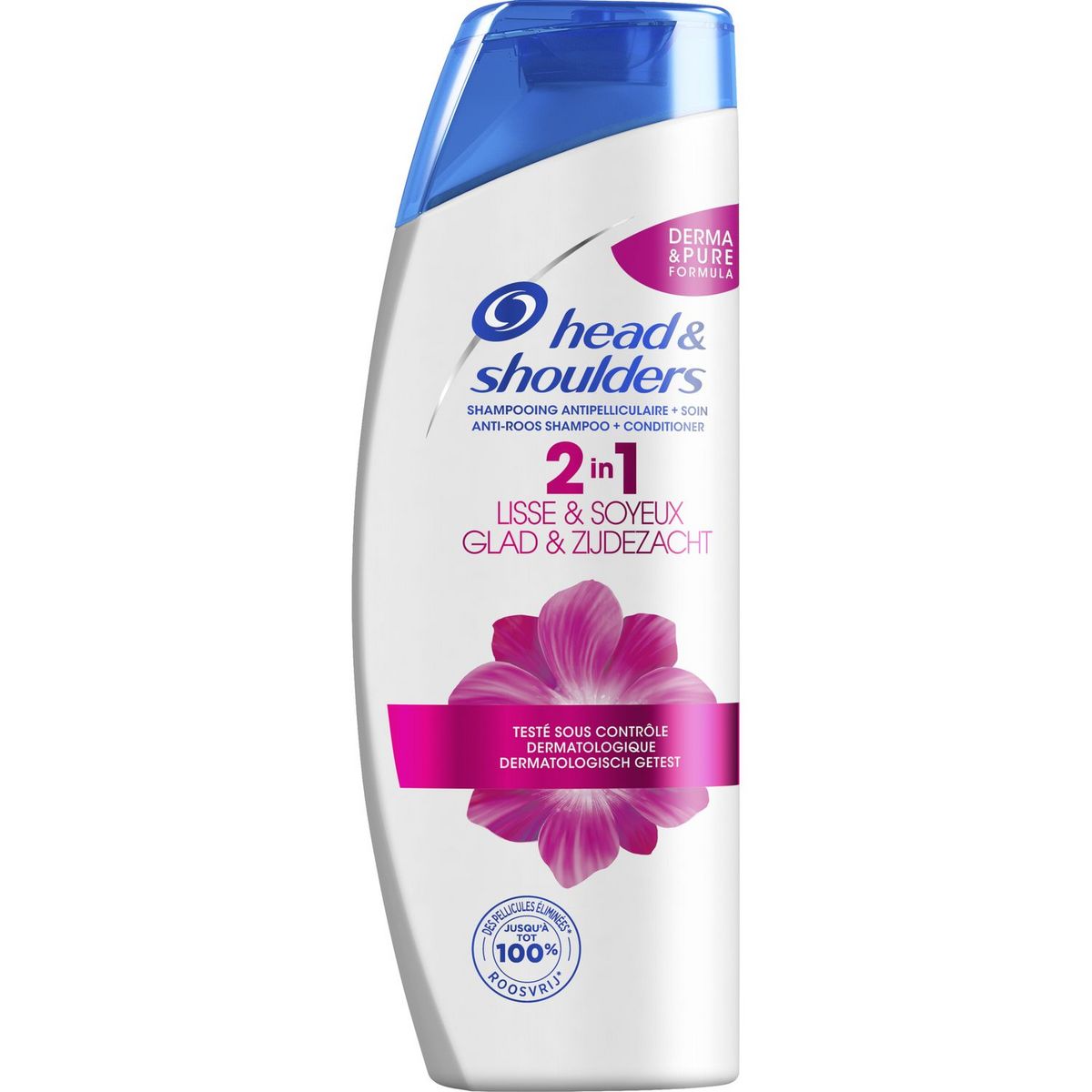 HEAD & SHOULDERS	 Head & Shoulders Shampooing antipelliculaire lisse & soyeux 480ml 480ml