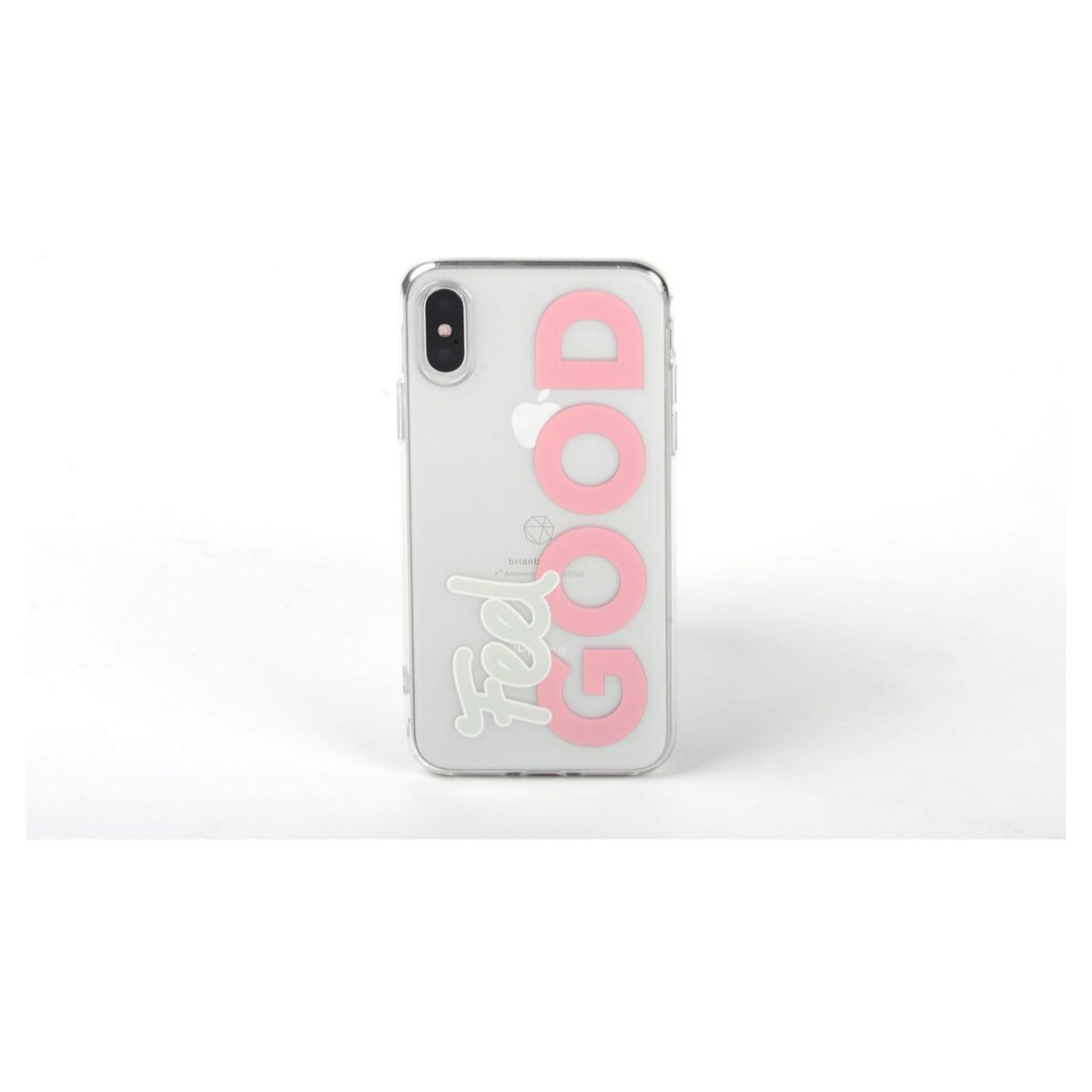 QILIVE Coque Trendy pour Apple iPhone X/XS - Blanc Good