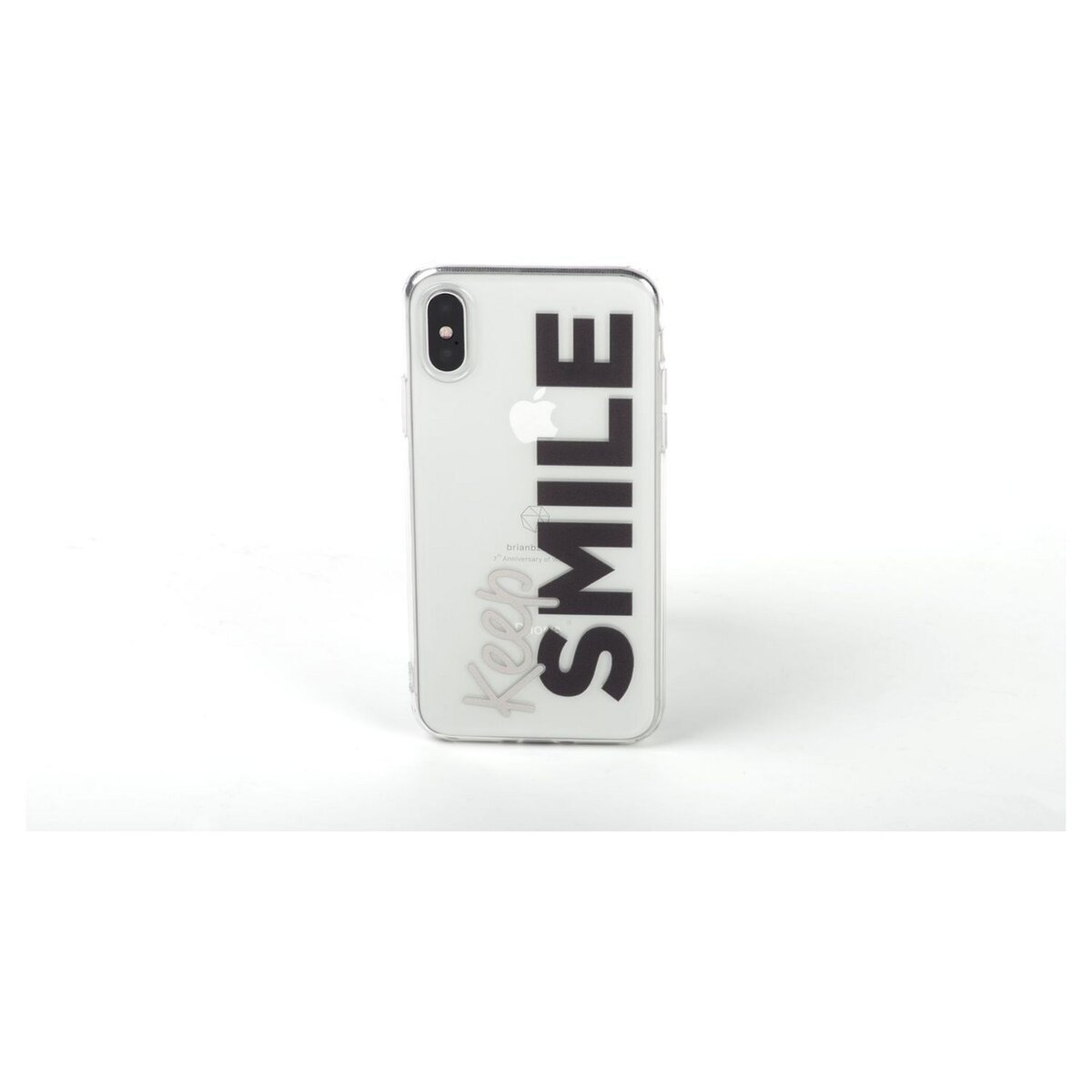 QILIVE Coque Trendy pour Apple iPhone 6/6S/7/8 - Blanc Smile