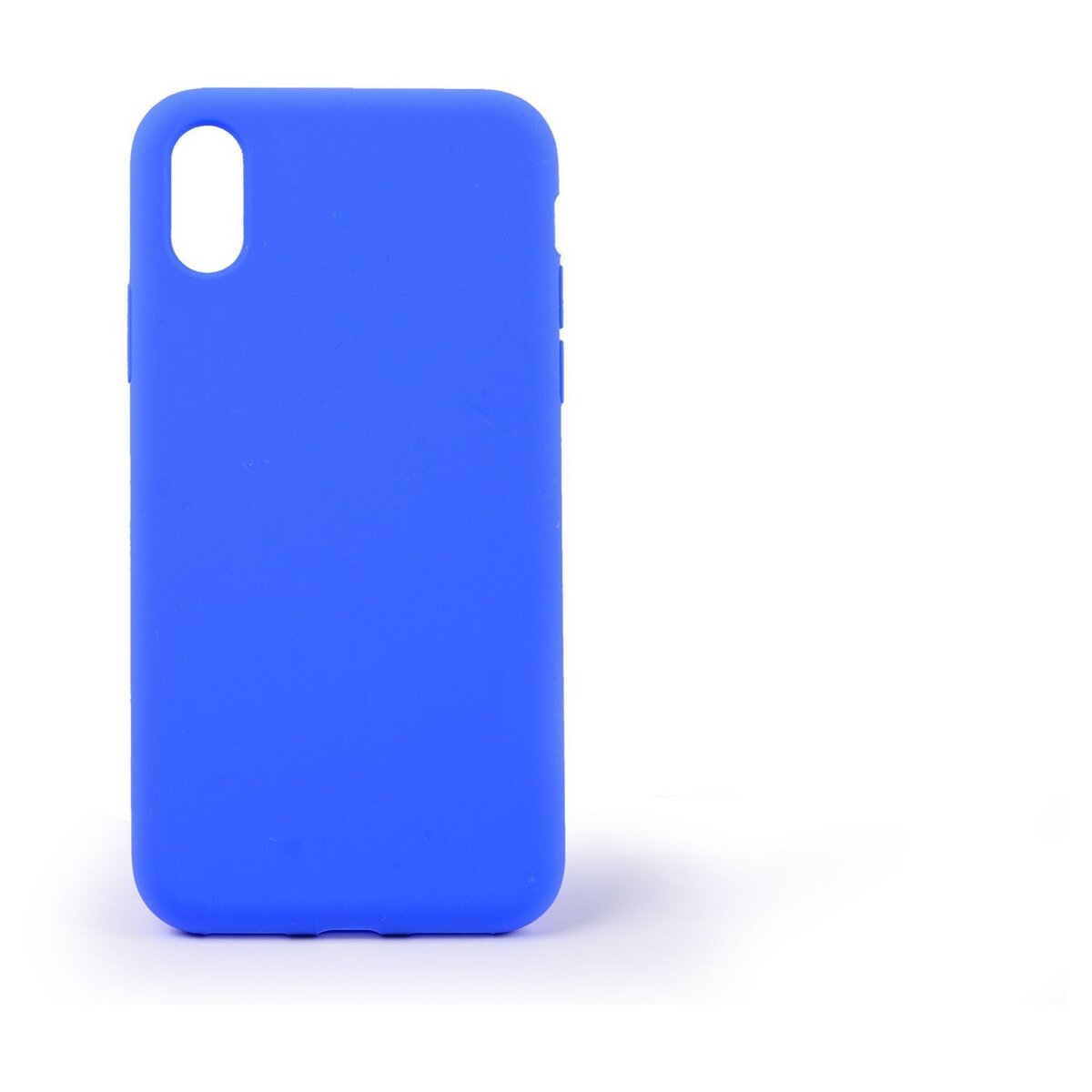 QILIVE Coque Silicone pour Apple iPhone X/XS - Bleu foncé
