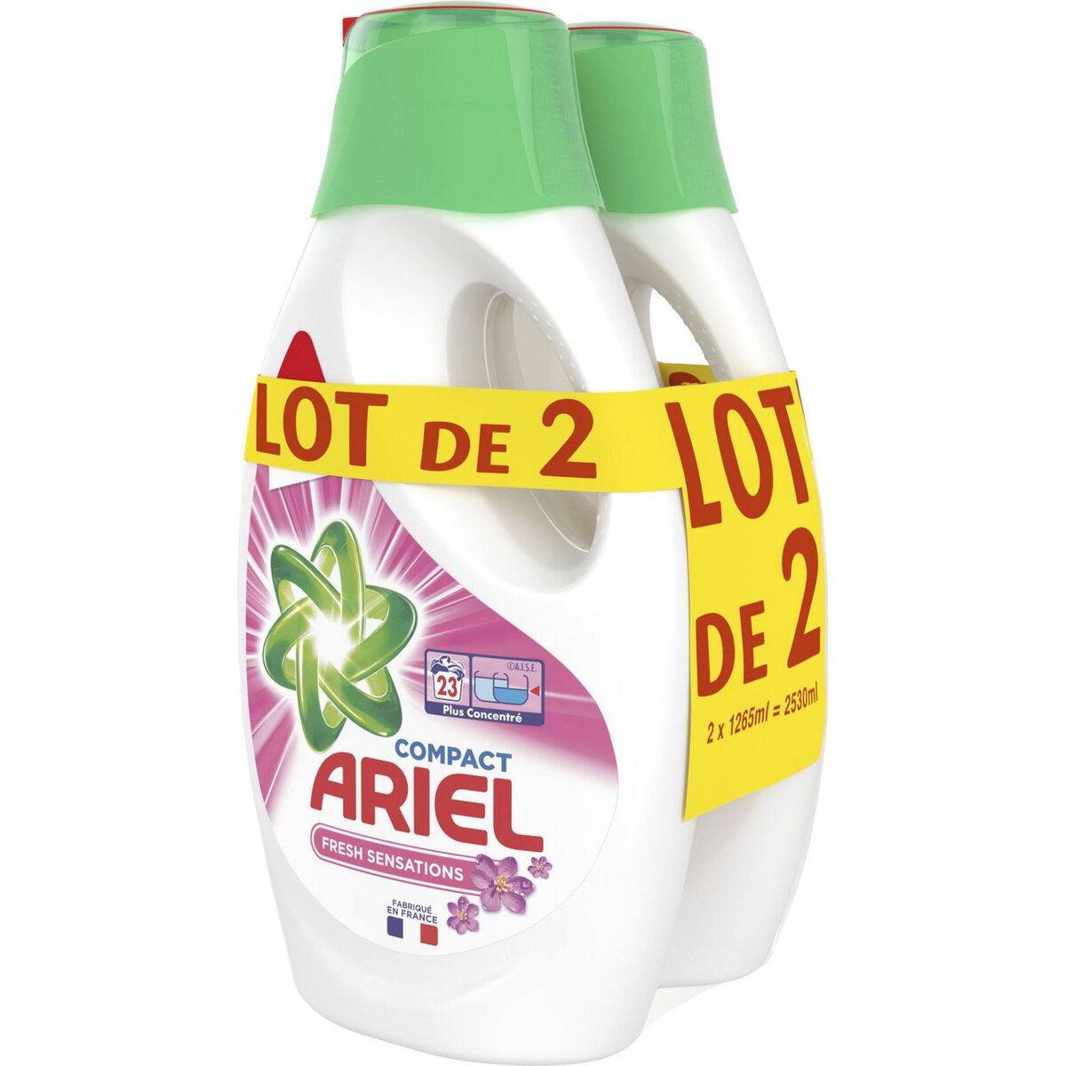 ARIEL Ariel Lessive liquide fresh sensations 23 lavages 1,265l 23 lavages 1,265l