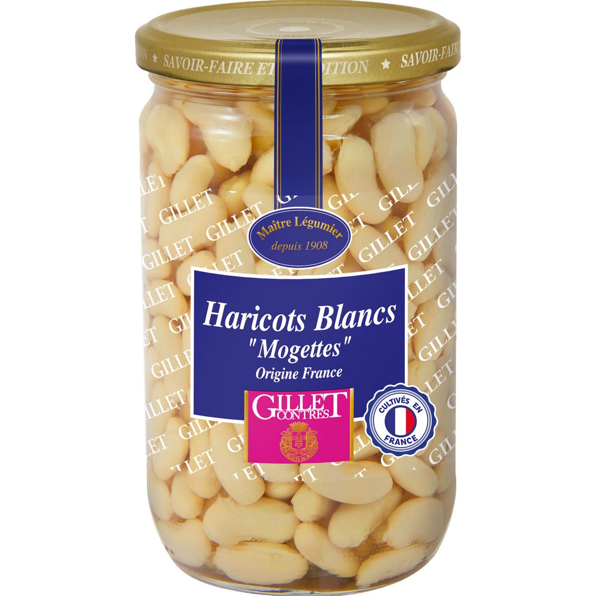 GILLET Gillet haricots mogettes blancs 395g