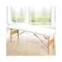 YOGHI Table de massage pliante TDM102 - Blanc