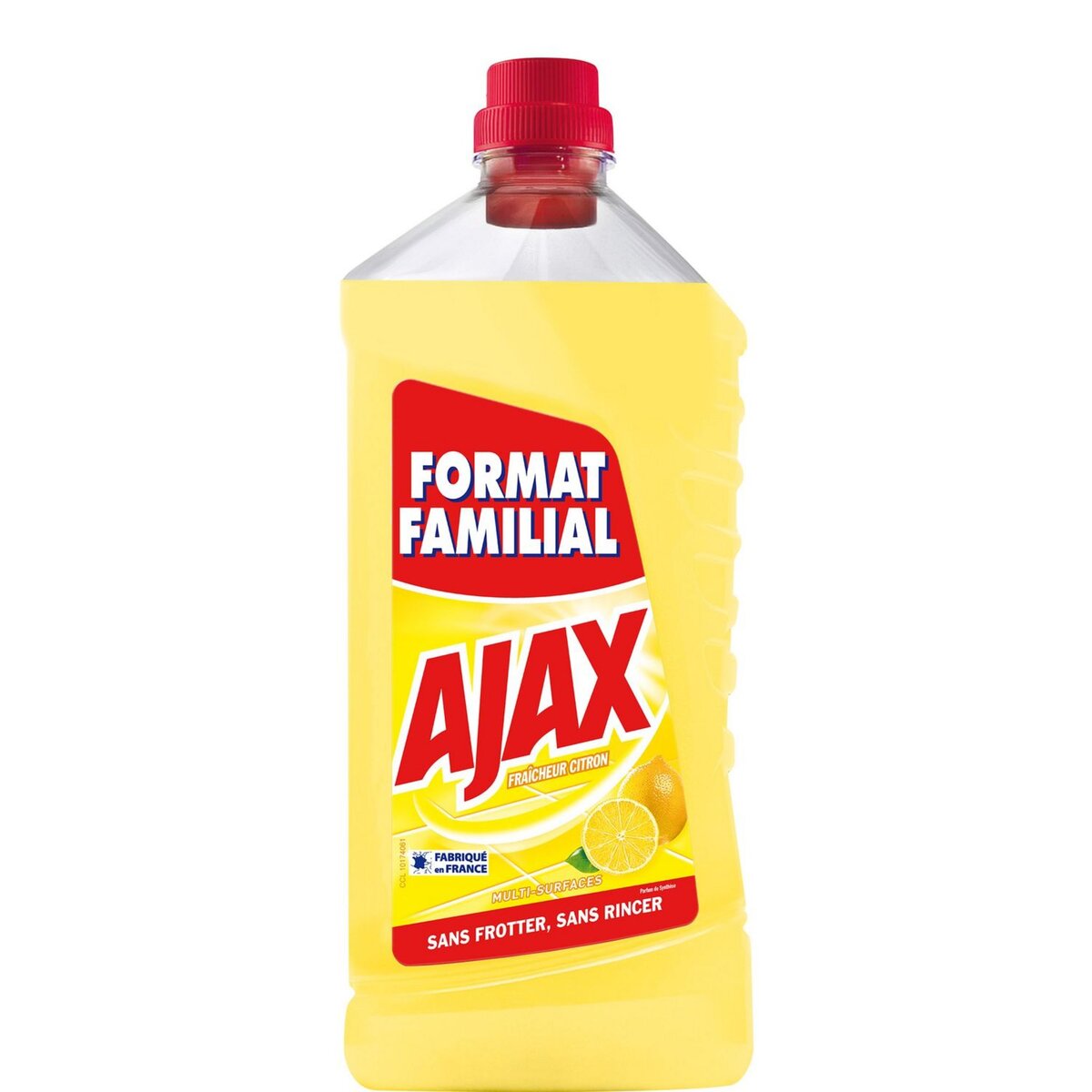 AJAX Nettoyant ménager multi-surfaces fraîcheur citron 1,5l