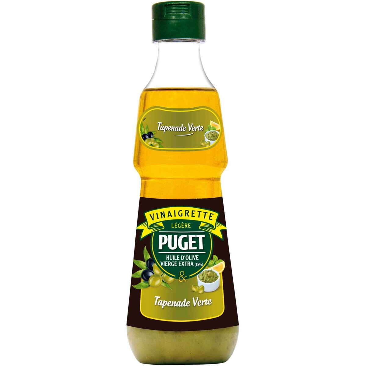 PUGET Puget Vinaigrette légère huile d'olive vierge extra et tapenade verte 33cl 33cl