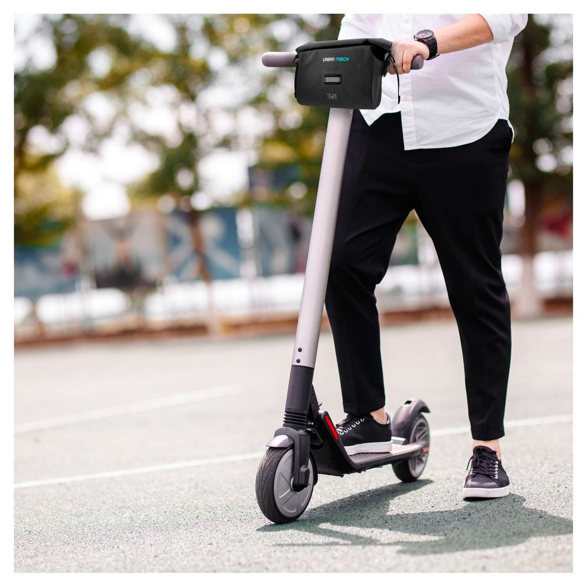 TNB Sacoche Urban Moove avec fixation pour trottinette - Noir