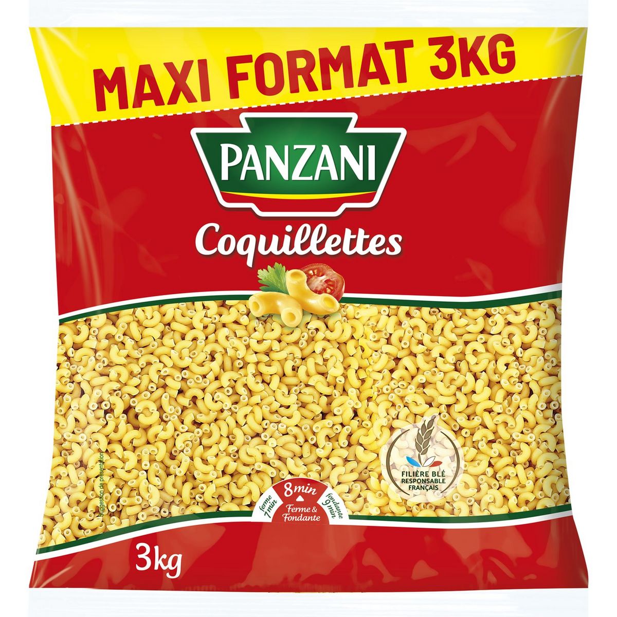 PANZANI Coquillettes maxi format 3kg