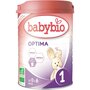 BABYBIO Optima 1 lait 1er âge en poudre dès la naissance à 6 mois 900g