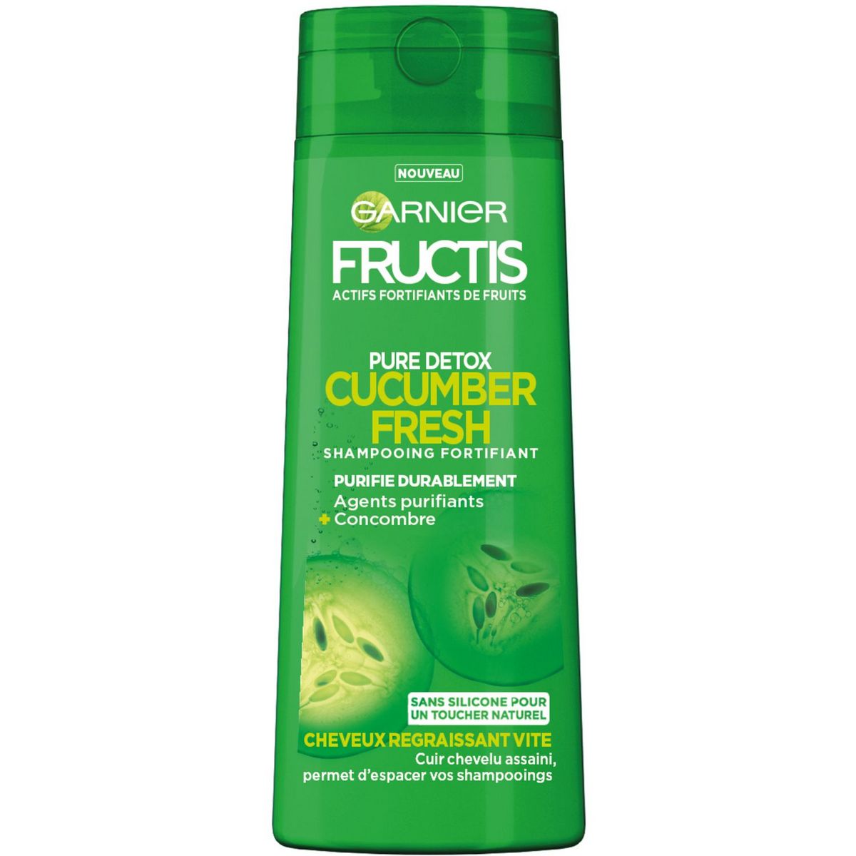 GARNIER Garnier fructis shampooing pure détox cucumber fresh 250ml
