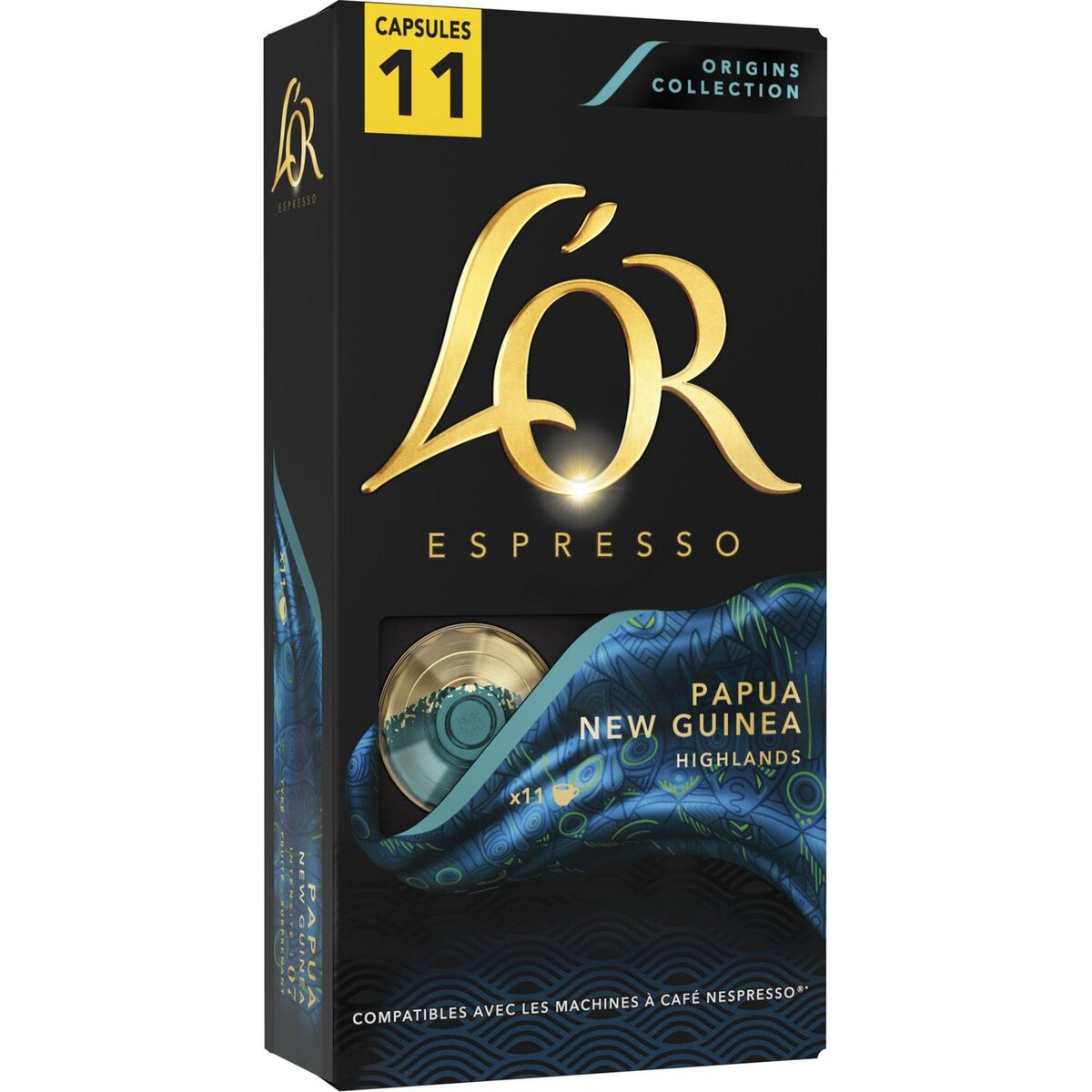 L'OR ESPRESSO Café Papouasie en capsule compatible Nespresso 11 capsules 57g