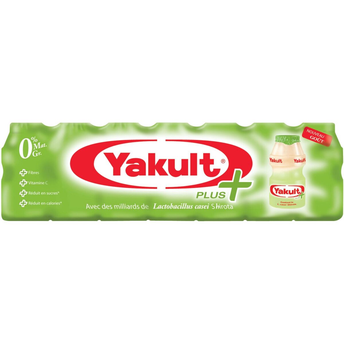 YAKULT Yakult plus boisson fermenté 0%mg x7 -525g 7x65ml 455ml