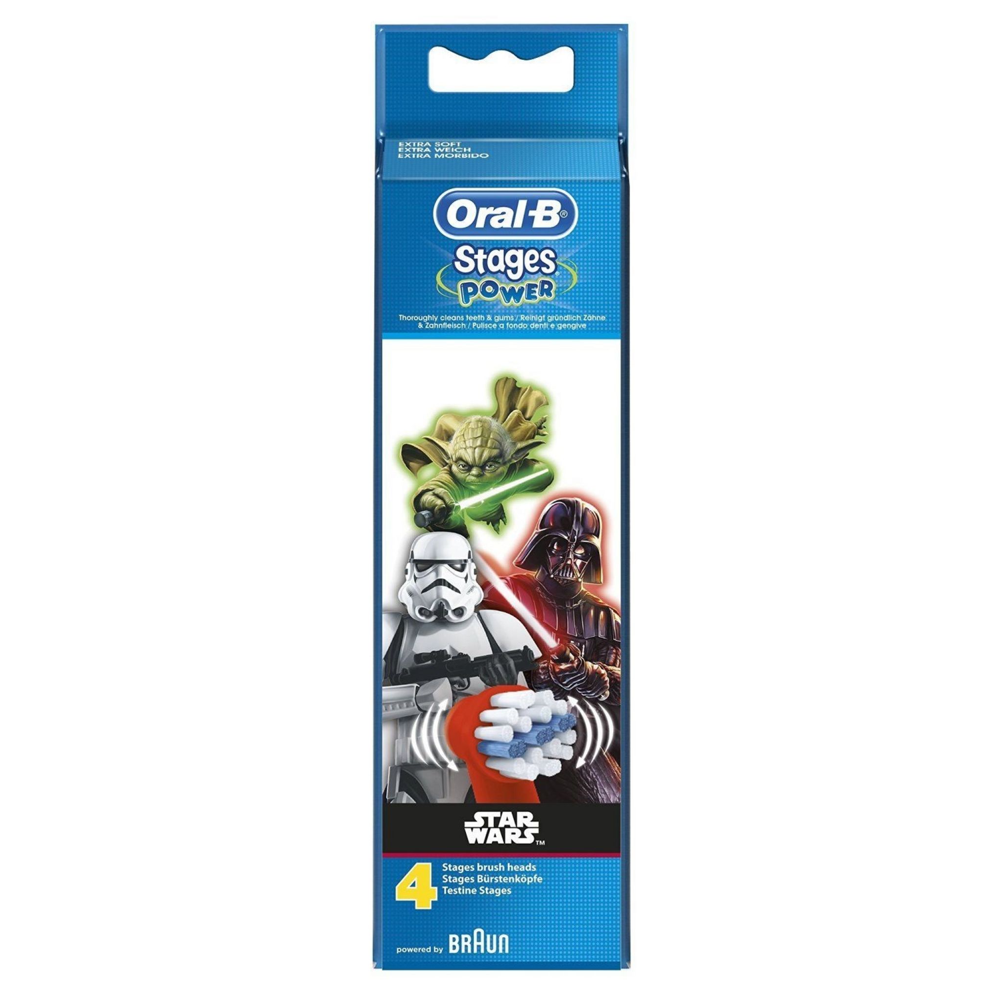 Voir la diapositive 12 : ORAL-B Lot de 4 têtes de brosse à dents EB10 Star Wars