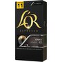 L'OR ESPRESSO Café onyx noir en capsule compatible Nespresso 11 capsules 57g