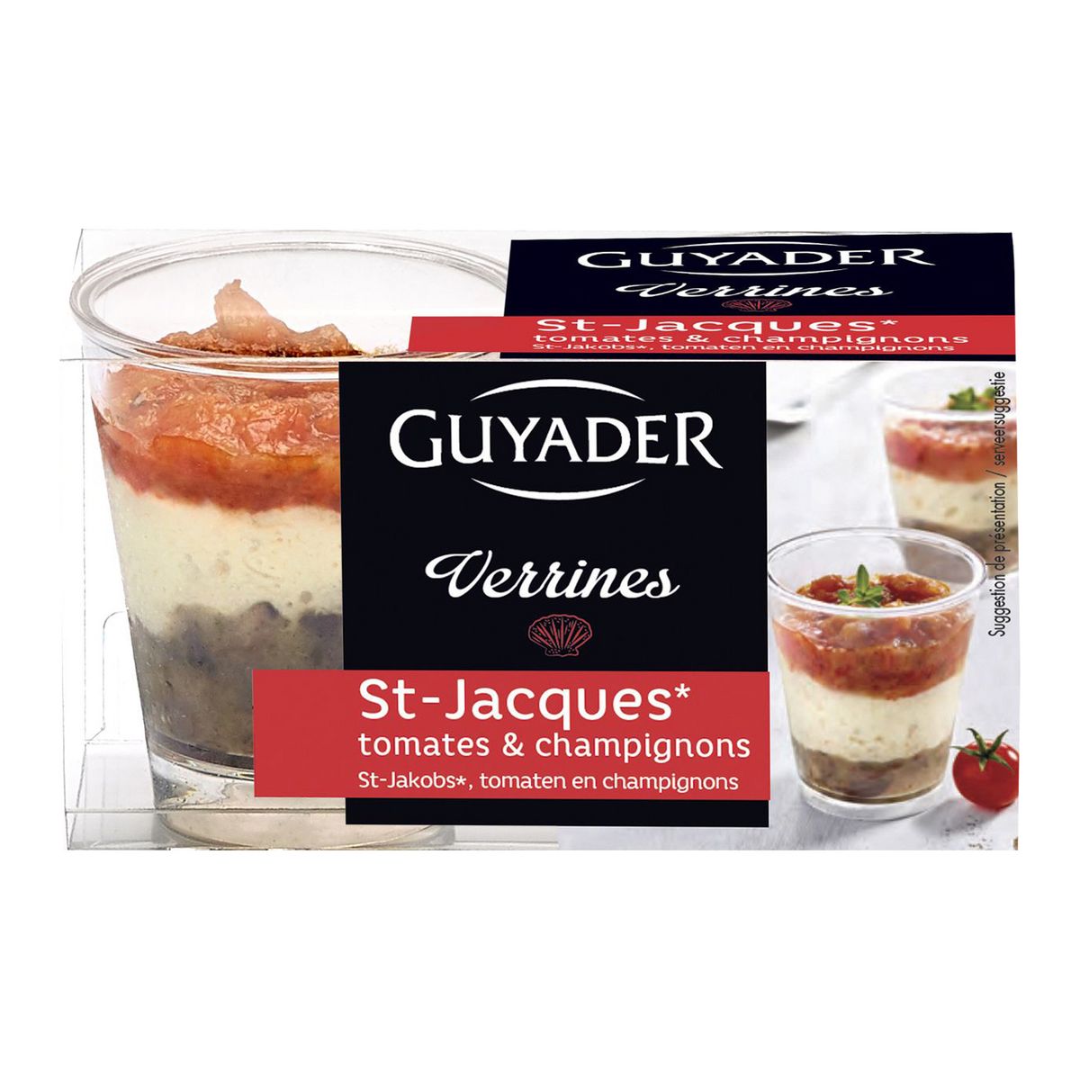 GUYADER Guyader verrine de st jacques tomate 2x40g