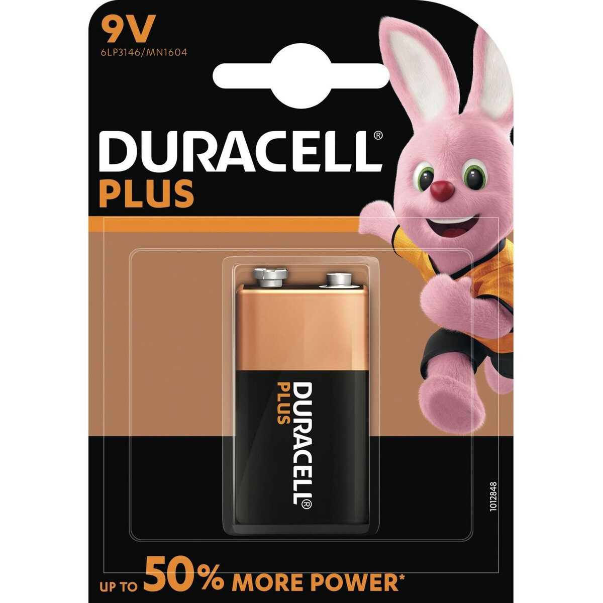 DURACELL Pile 6LR61 alcaline 9v plus power
