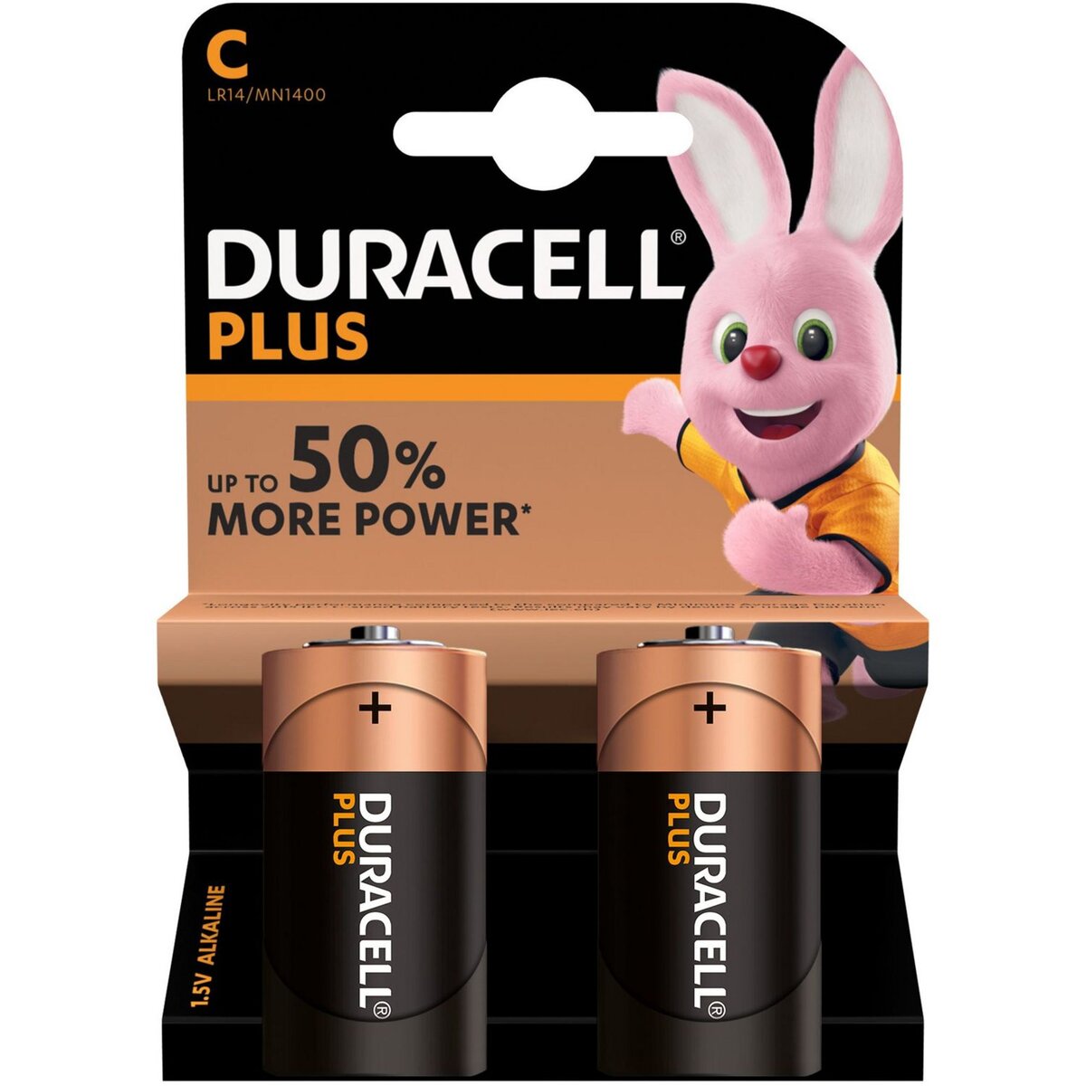 DURACELL Duracell Piles C/LR14 1.5v plus power x2 2 pièces