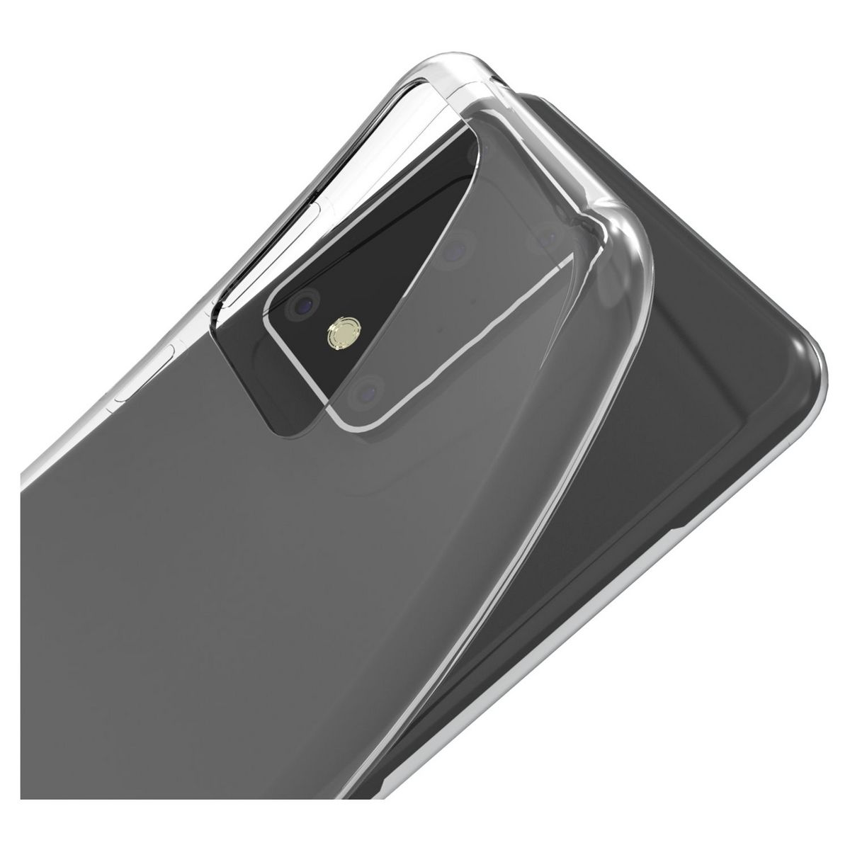 QILIVE Coque pour Samsung Galaxy S20 Ultra - Transparent