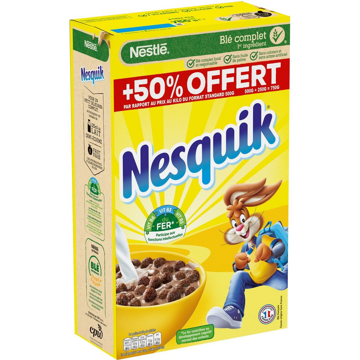 NESQUIK Céréales au chocolat 750g
