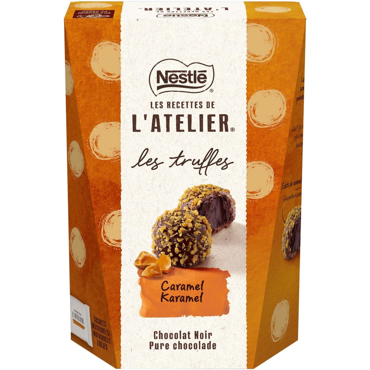 NESTLE Nestlé lra truffes noir éclat de caramel 200g