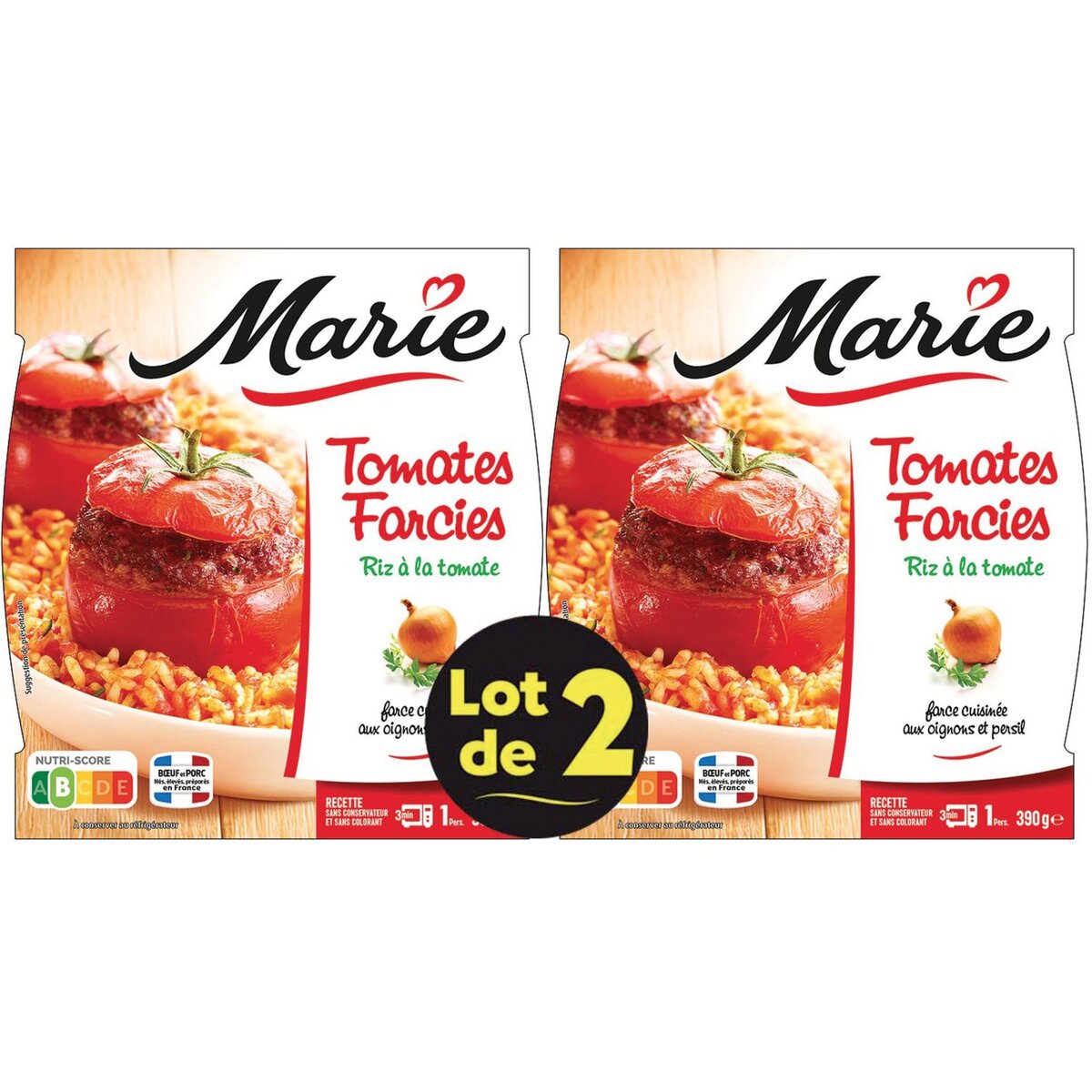 MARIE Marie tomate farcie 2x390g