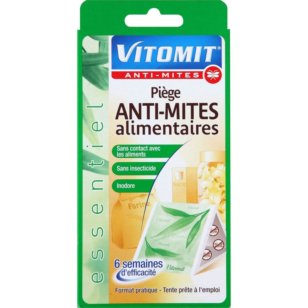 VITOMIT Piège anti-mites alimentaires efficace 6 semaines 1 piège