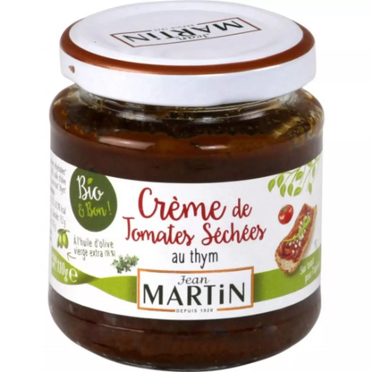 JEAN MARTIN Crème de tomates séchées bio 110g
