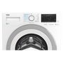Voir la diapositive 5 : BEKO Lave linge séchant hublot HWD8526SW, 8 kg lavage, 5 kg séchage, 1200 T/min, Condensation