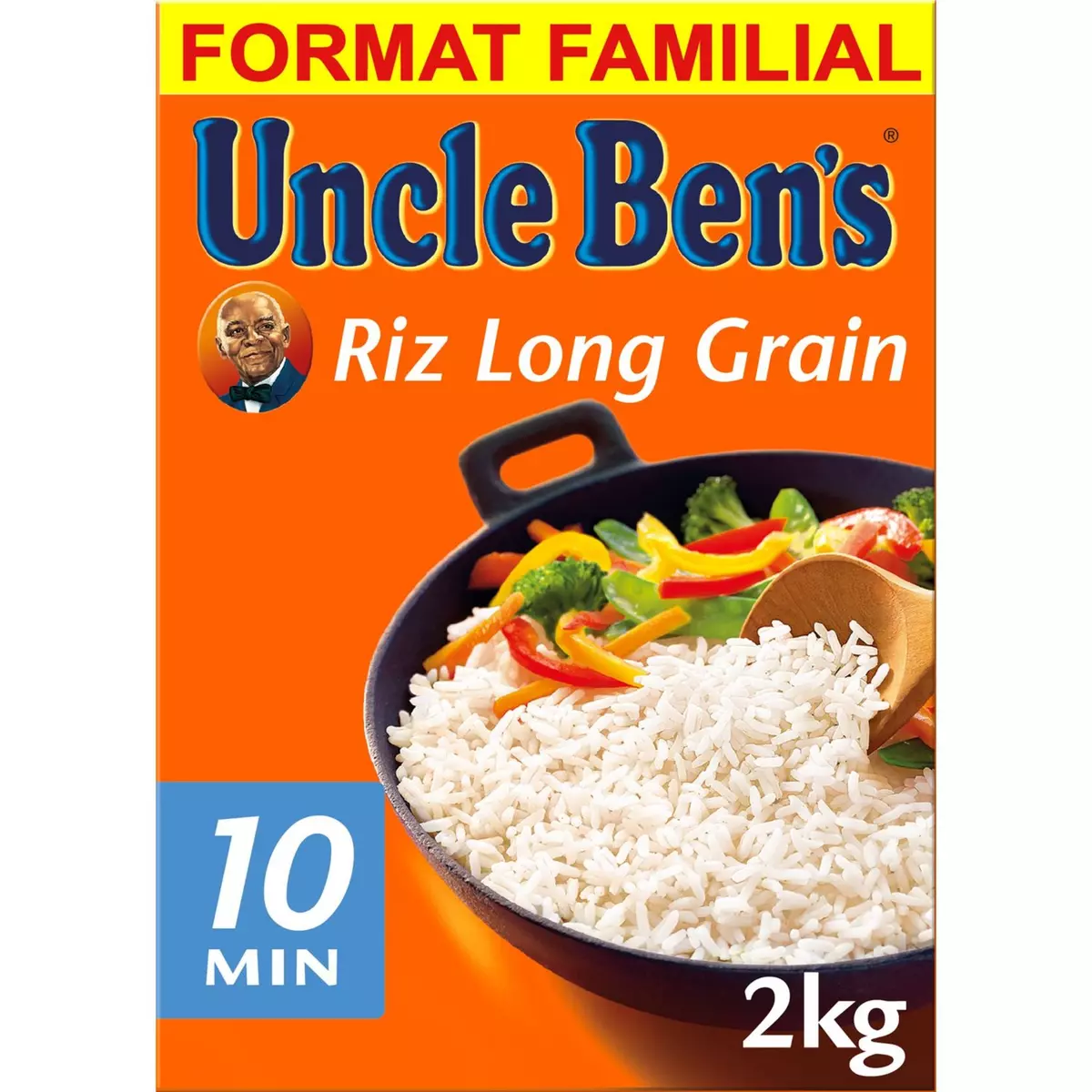 BEN'S ORIGINAL Riz long grain format familial 2kg
