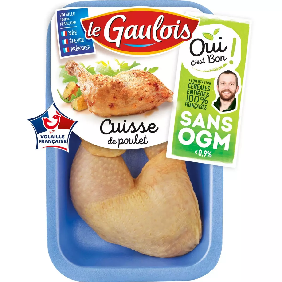 LE GAULOIS Le Gaulois Cuisse de poulet 500g x2 2 pièces 500g